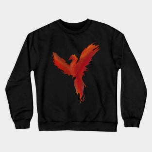 Dry brush phoenix Crewneck Sweatshirt